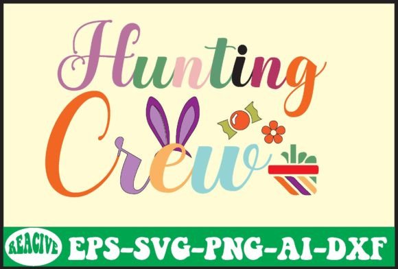 Hunting Crew Sublimation Design