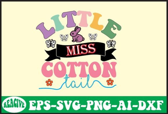 Little Miss Cotton Tail Retro