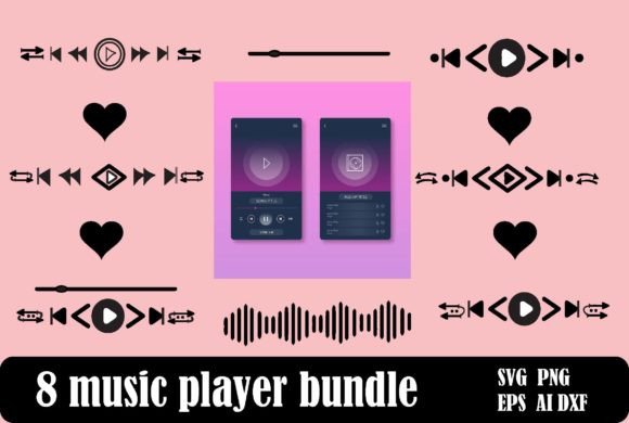 Music Player Acrylic Template