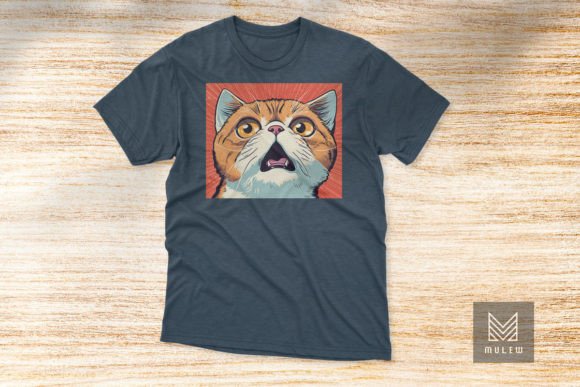 Pop Art Exotic Shorthair T-shirt Design