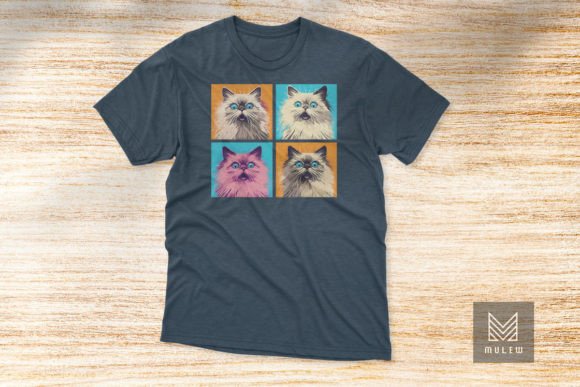 Pop Art Himalayan Four Panels T-shirt