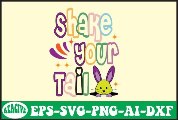 Shake Your Tail Sublimation Design